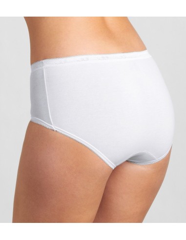 Slip Donna Midi 2 Pezzi Cotone Elasticizzato...