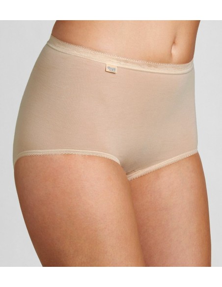 Slip Donna Maxi Vita Alta 2 Pezzi Cotone Sloggi