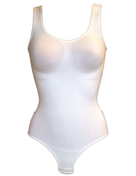 Body Modellante Spalla Larga Donna Microfibra Sensi BO058L