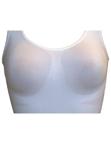 Body Modellante Spalla Larga Donna Microfibra...