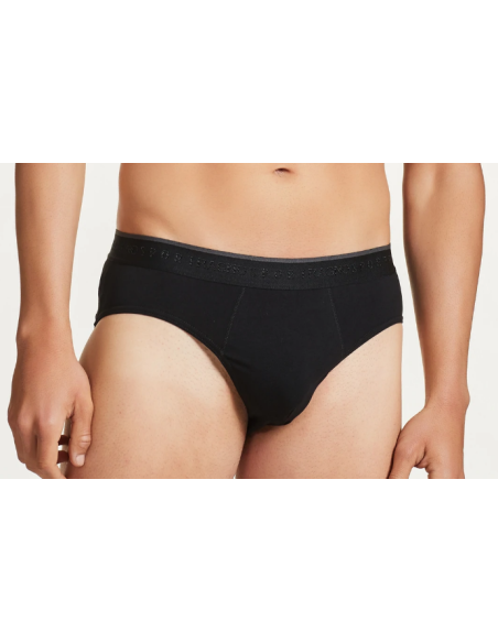 4 Slip Uomo Cotone Elasticizzato Elastico Esterno Ragno 60147P