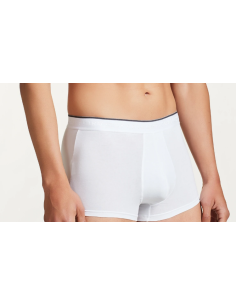 4 Boxer Uomo In Cotone Elasticizzato Con Elastico Esterno...