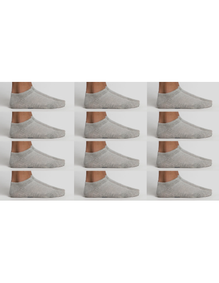 12 Paia Mini Calze Pompea Unisex Cotone Elasticizzato
