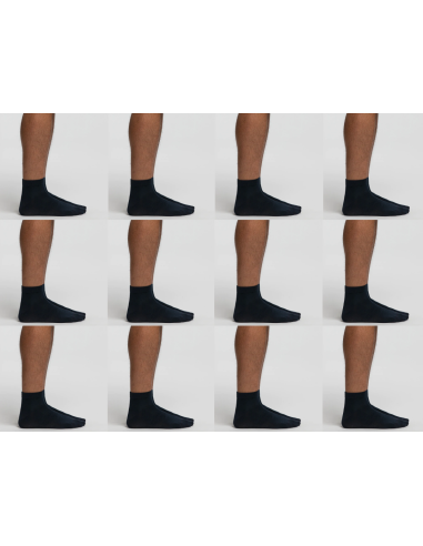 12 Paia Bike Sock Unisex Pompea Calza Girocaviglia Cotone Elasticizzato