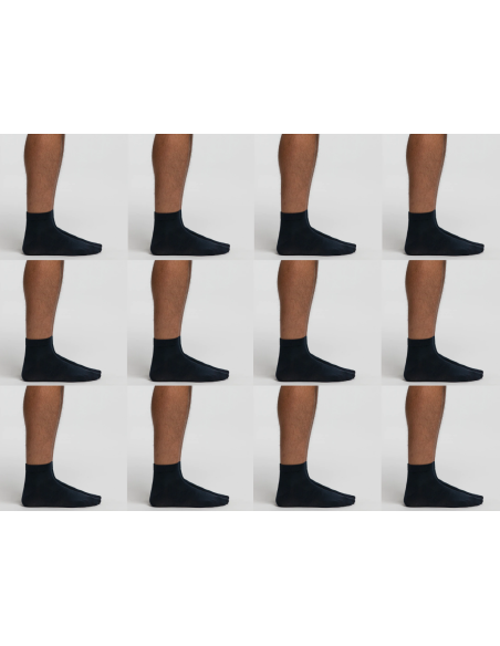 12 Paia Bike Sock Unisex Pompea Calza Girocaviglia Cotone Elasticizzato