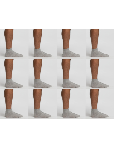 12 Paia Bike Sock Unisex Pompea Calza Girocaviglia Cotone Elasticizzato