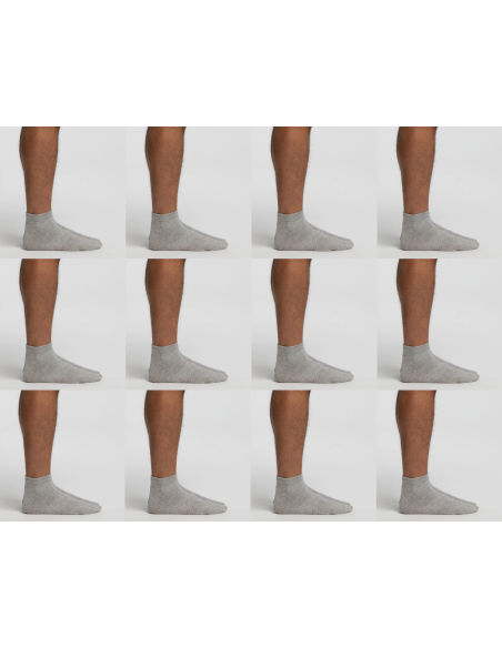 12 Paia Bike Sock Unisex Pompea Calza Girocaviglia Cotone Elasticizzato