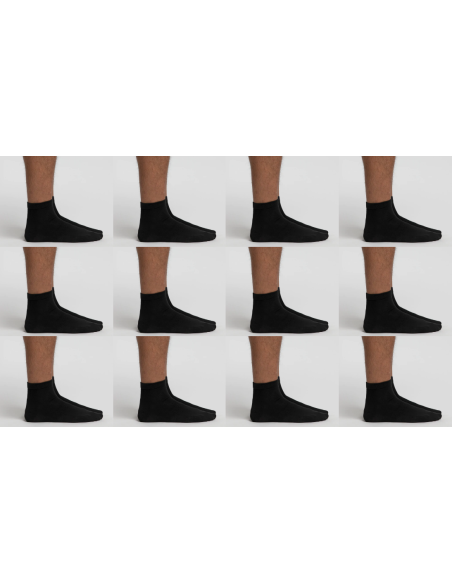 12 Paia Bike Sock Unisex Pompea Calza Girocaviglia Cotone Elasticizzato