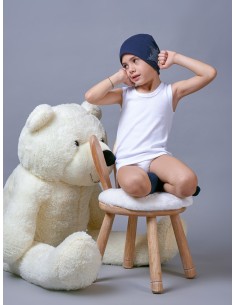 3 Canotte Girocollo In Caldo Cotone Da Bambino Vogatore...