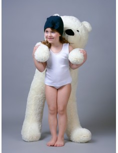 3 Canotte Girocollo In Caldo Cotone Da Bambina Spalla...