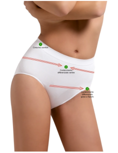 Slip Culotte Modellante Donna Senza Cuciture Sensi SL054L 2