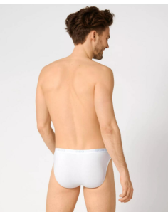 3 Slip Uomo Mini Vita Bassa Cotone Sloggi Basic 2