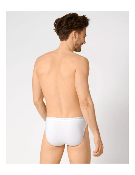 3 Slip Uomo Mini Vita Bassa Cotone Sloggi Basic