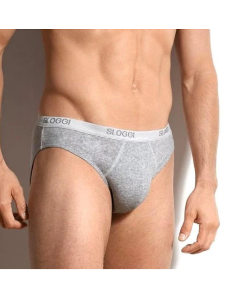 Slip Uomo Mini Vita Bassa Cotone Sloggi Basic