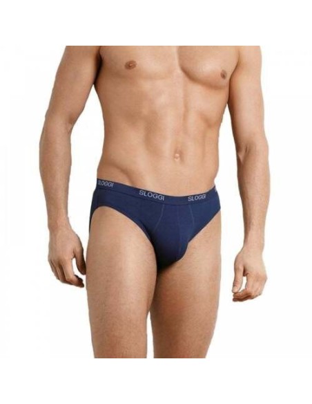 Slip Uomo Mini Vita Bassa Cotone Sloggi Basic