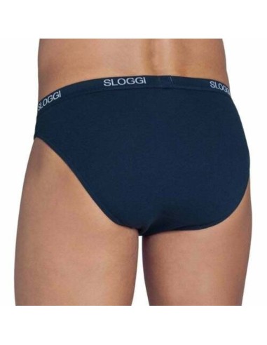 Slip Uomo Mini Vita Bassa Cotone Sloggi Basic
