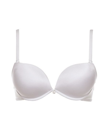 Reggiseno Super Push Up 2 Taglie In Piu In Microfibra Double Balconcino Lormar Coppa B