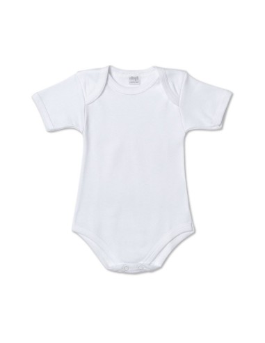 6 Body Caldo Cotone Manica Corta Ellepi Bianco AF891