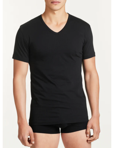 4 Maglie Intima Uomo Scollo A V In Cotone Ragno...