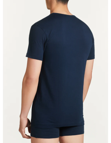 4 Maglie Intima Uomo Scollo A V In Cotone Ragno...