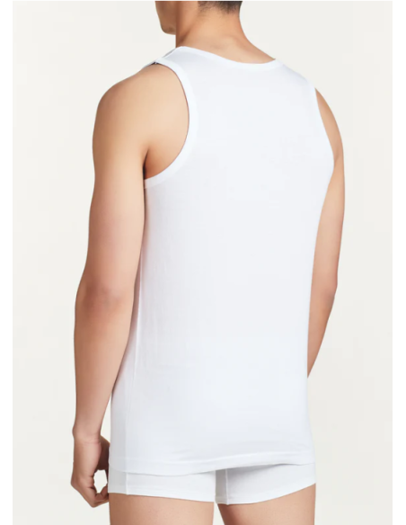 4 Canotte Intima Uomo Spalla Larga In Cotone Ragno 601412