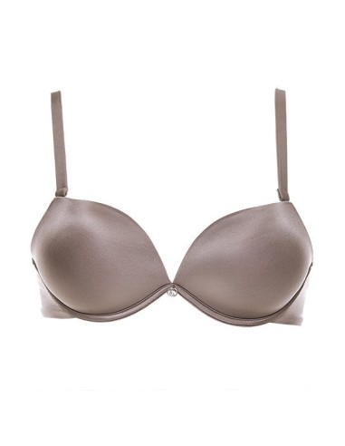 Reggiseno Super Push Up 2 Taglie In Piu In Microfibra Double Balconcino Lormar Coppa B