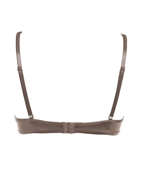 Reggiseno Super Push Up 2 Taglie In Piu In Microfibra Double Balconcino Lormar Coppa B