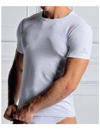 3 T-Shirt Uomo Cotone Elasticizzato Girocollo Navigare 570 Bielastico