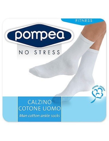 6 Paia Calzini In Cotone Elasticizzati Lui E Lei Pompea Unisex
