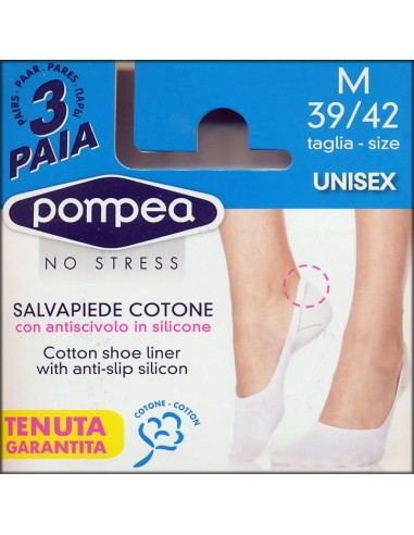9 Paia Salvapiede In Cotone Con Antiscivolo Pompea Adelfia