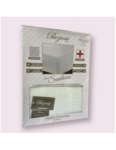 Coprimaterasso 1 Piazza E Mezza Impermeabile Anallergico Preziosa Home Linea Sanitaria