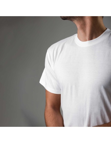 3 Maglie Intime Uomo Manica Corta Girocollo In Caldo Cotone Interlock Mabrat MMUF271