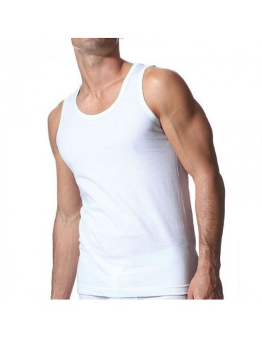 3 Canotte Uomo In Caldo Cotone Interlock Girocollo Mabrat MMUF270