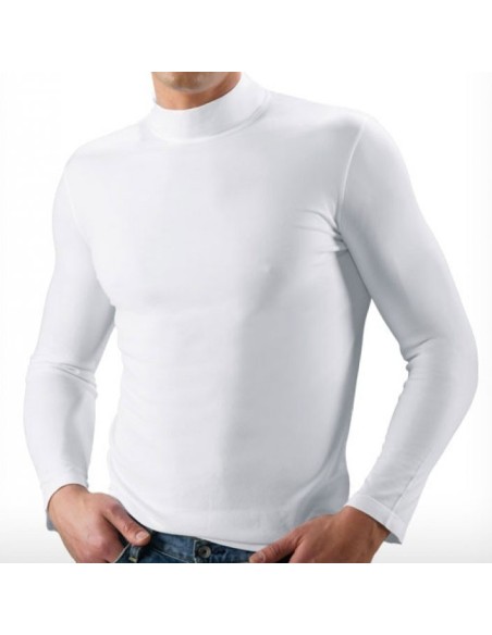 3 Lupetti Uomo Mezzo Collo In Caldo Cotone Interlock Mabrat MMUF279