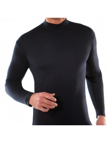 3 Lupetti Uomo Mezzo Collo In Caldo Cotone Interlock Mabrat MMUF279N
