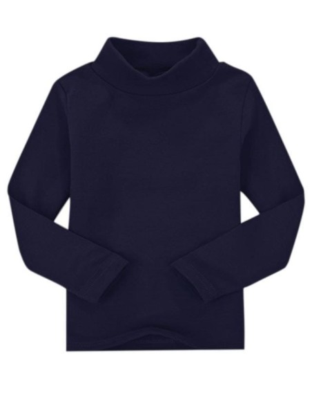 3 Lupetti Mezzo Collo Bimbo In Caldo Cotone Interlock Mabrat MMBF212BL