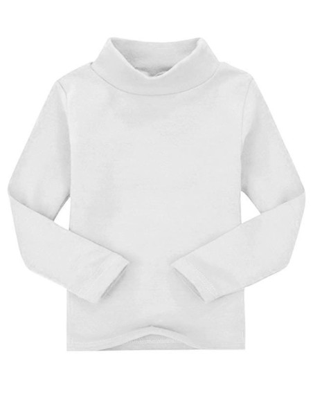 3 Lupetti Mezzo Collo Bimbo In Caldo Cotone Interlock Mabrat MMBF212