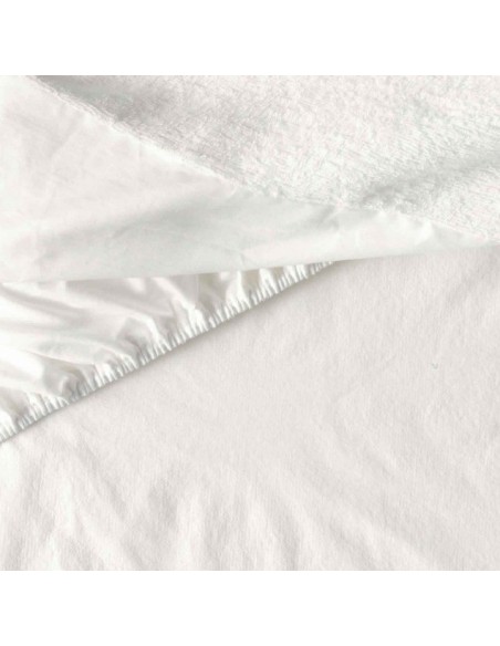 Coprimaterasso Sanitario Impermeabile PVC Matrimoniale In Puro Cotone Alba By Linea Blu