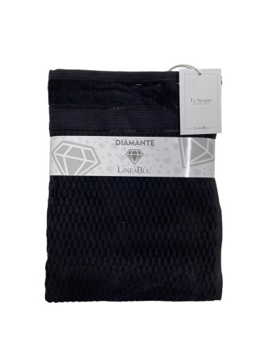 Set Bagno 1+1 Viso E Opsite In Spugna Idrofila 420 g/mq In Puro Cotone Linea Blu Diamante Var.1