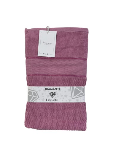 Telo Bagno In Spugna Idrofila 420g/mq 100% Cotone Linea Blu Diamante Var.1