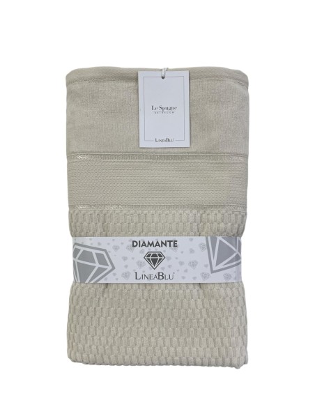 Telo Bagno In Spugna Idrofila 420g/mq 100% Cotone Linea Blu Diamante Var.1