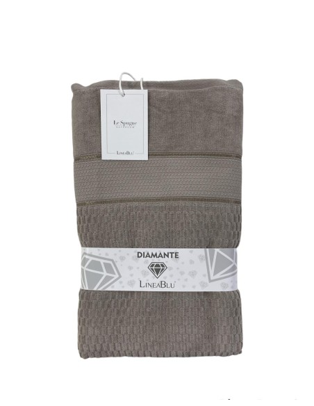 Telo Bagno In Spugna Idrofila 420g/mq 100% Cotone Linea Blu Diamante Var.2