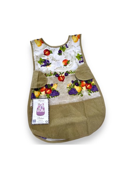 Grembiule A Casacca Con Bottoni E Tasca Preziosa Home Botanic Collection