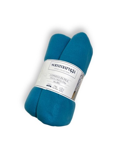 2 Coperte In Pile 200X210 Tinta Unita 250gr Sommaruga Misura Big