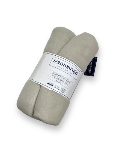 2 Coperte In Pile 200X210 Tinta Unita 250gr Sommaruga Misura Big