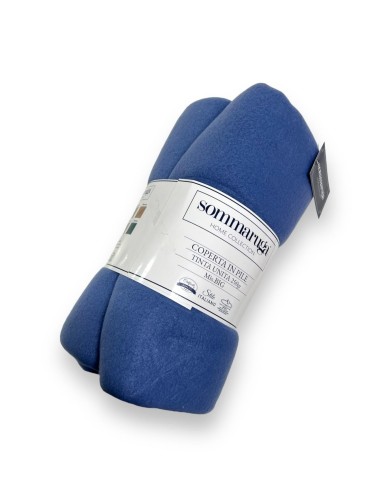 2 Coperte In Pile 200X210 Tinta Unita 250gr Sommaruga Misura Big