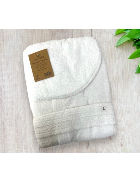 Accappatoio In Spugna Di Puro Cotone Idrofilo Tema Shop Unisex