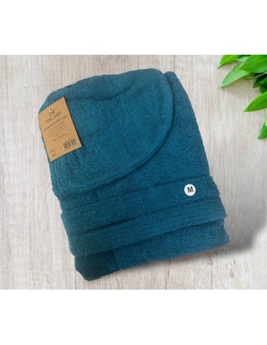 Accappatoio In Spugna Di Puro Cotone Idrofilo Tema Shop Unisex