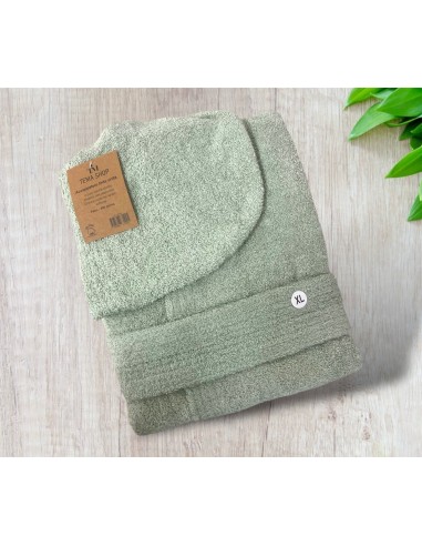 Accappatoio In Spugna Di Puro Cotone Idrofilo Tema Shop Unisex