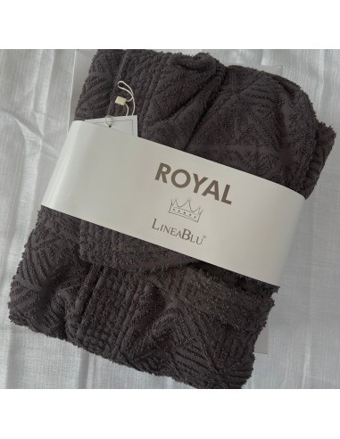 Accappatoio In Spugna Jacquard 100% Cotone 520Gr LineaBlu Royal
